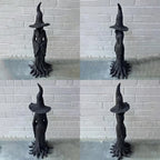 🧙‍♀️💫Hand-Painted Enchanting Witch Statue: The Guardian of Your Home (✨Same as in the video)💋