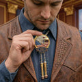 🎁🎉Only $24.99 This Week🌟🎉USA 250th Anniversary Eagle Bolo Tie💋
