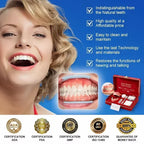 Ends Today: 49.99% OFF! Medical Full Denture with Strong Suction