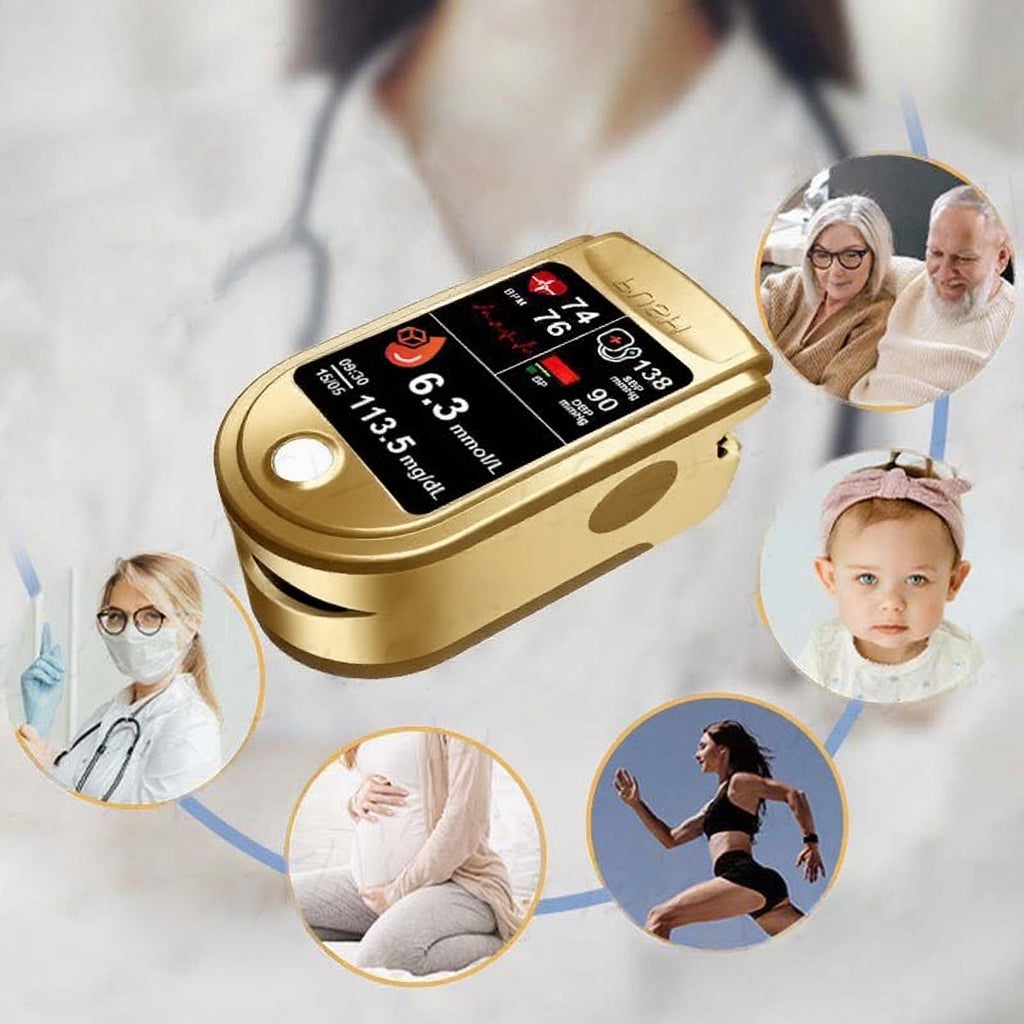🏆 2026 Best Seller | Limited-Time 50% OFF🩸| Health America Subsidized Product | Pinewisp™ Professional 12in1 Glucose & Vital Signs Monitor-Painless, Fast, Precise& FDA-Backed(Made in California, USA)