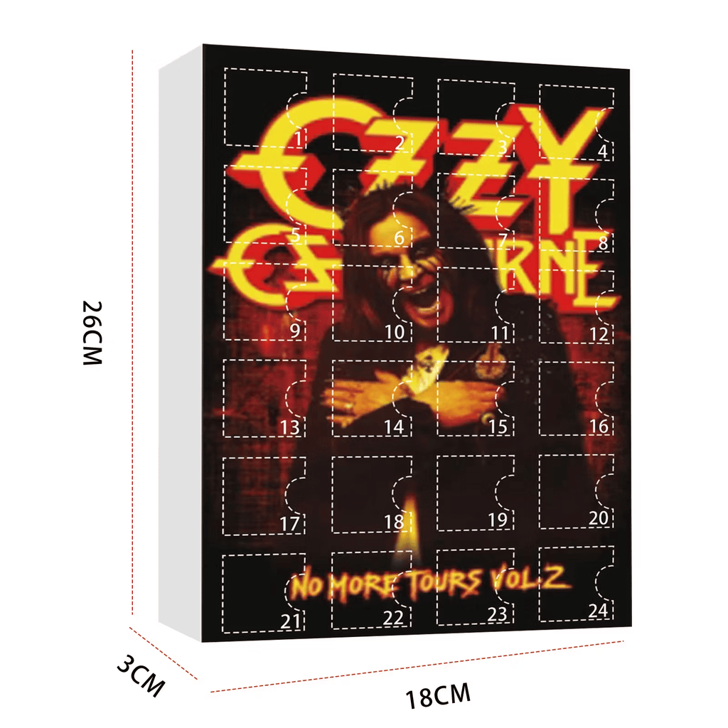 2026 Dark Rock Themed Advent Calendar – 24-Day Exclusive Mini Figure Collectible Christmas Countdown💋