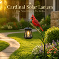 🐦 Cardinal Solar Light—A Beautiful Garden Light That Feels Full of Life💋