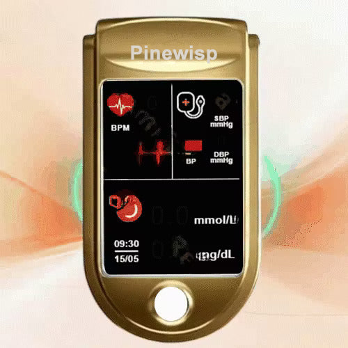 🏆 2026 Best Seller | Limited-Time 50% OFF🩸| Health America Subsidized Product | Pinewisp™ Professional 12in1 Glucose & Vital Signs Monitor-Painless, Fast, Precise& FDA-Backed(Made in California, USA)