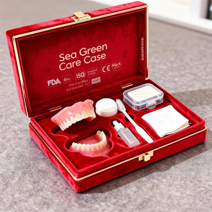 Ends Today: 49.99% OFF! Medical Full Denture with Strong Suction