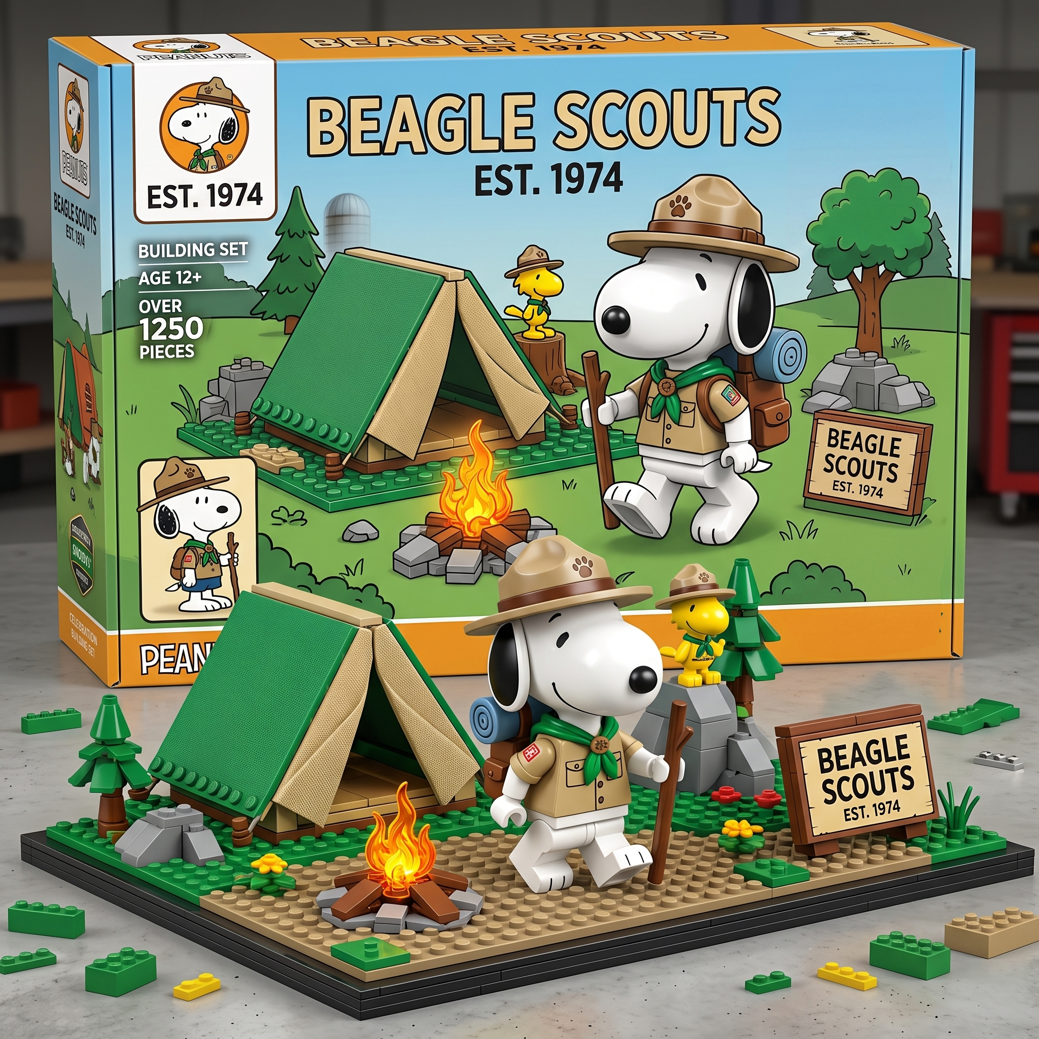 The Beagle Scouts EST. 1974 Heritage Brick Edition💋