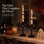 🎃🦇 Flameless Bat Candle Holders for a Safer Halloween Glow💋