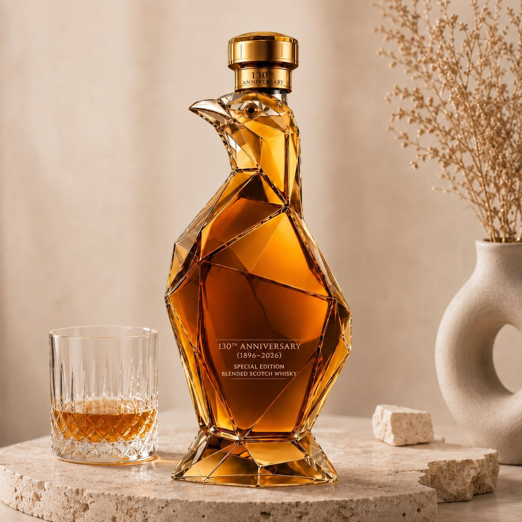 The Famous Grouse 130th Anniversary Mascot Whiskey Bottle Decanter💋