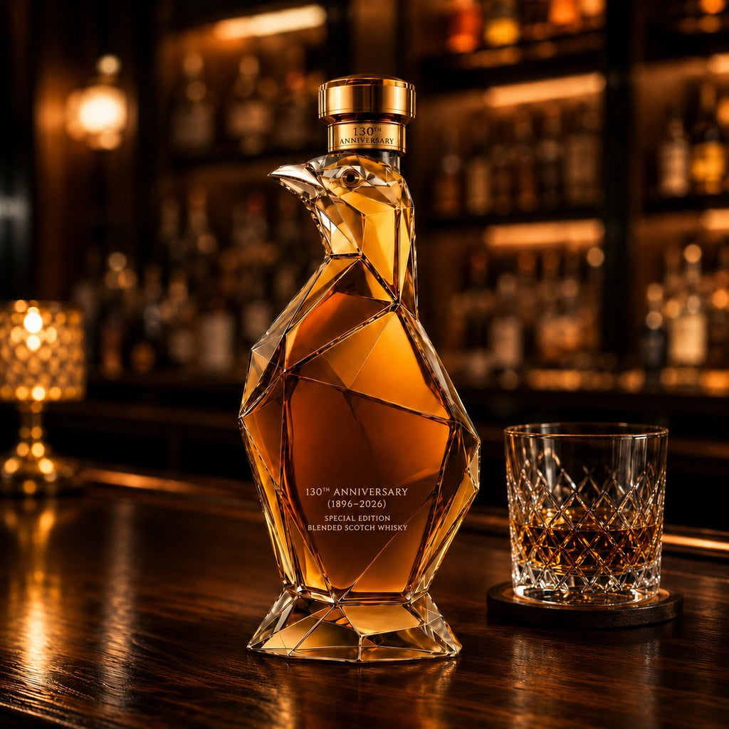The Famous Grouse 130th Anniversary Mascot Whiskey Bottle Decanter💋