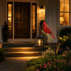 🐦 Cardinal Solar Light—A Beautiful Garden Light That Feels Full of Life💋