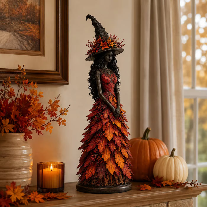 🧙‍♀️Enchanted Autumn Witch Figurine💋