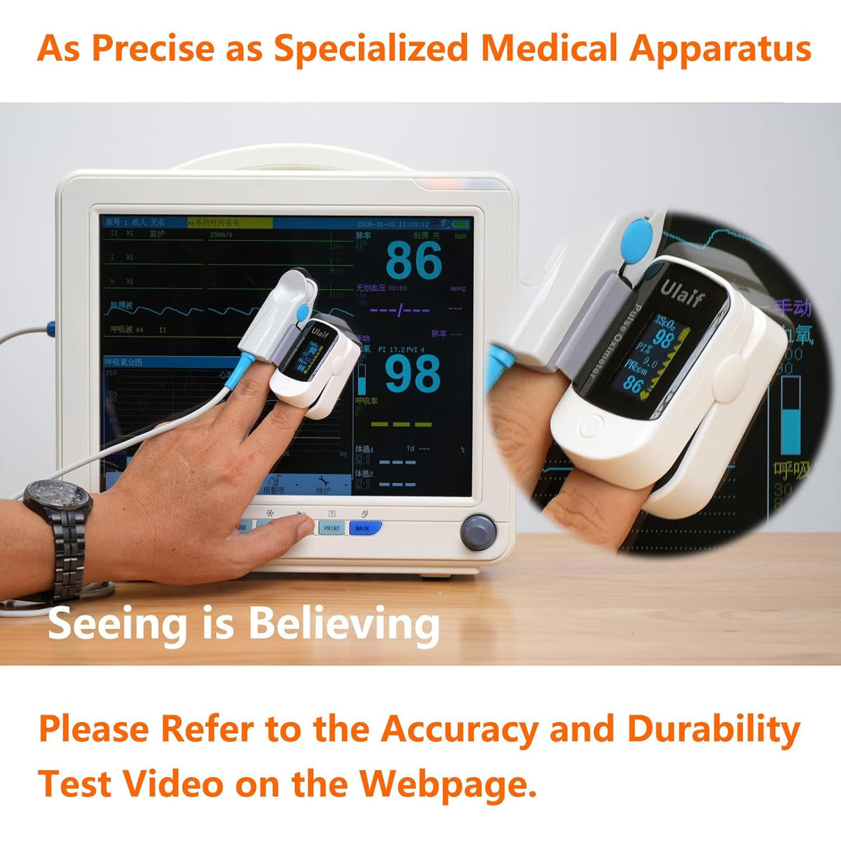 Ends Today: 49.98% OFF! Non-Invasive Monitor – 5 Seconds / 99% Accuracy