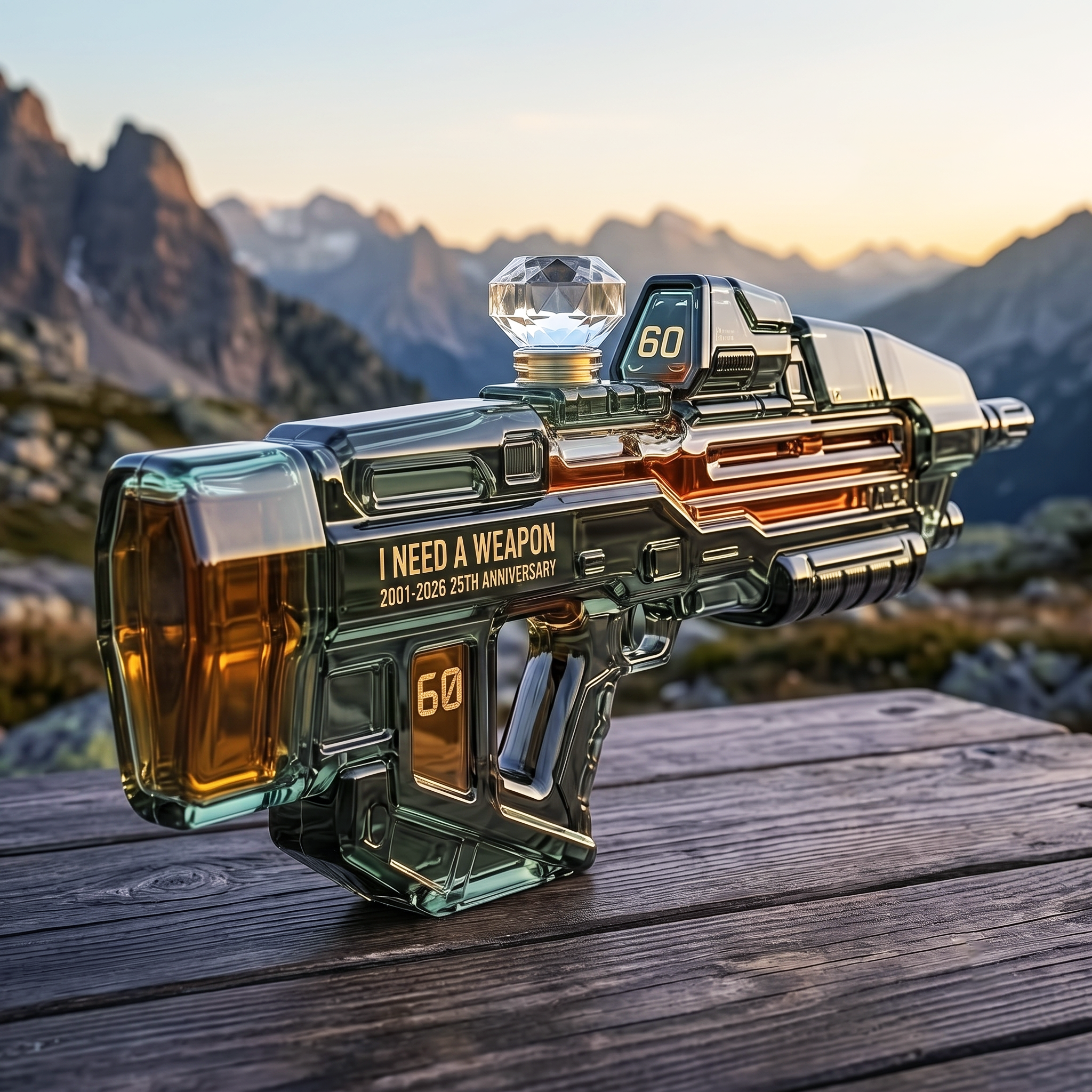 "I Need a Weapon" 2001–2026 25th Anniversary Commemorative Whisky Bottle💋