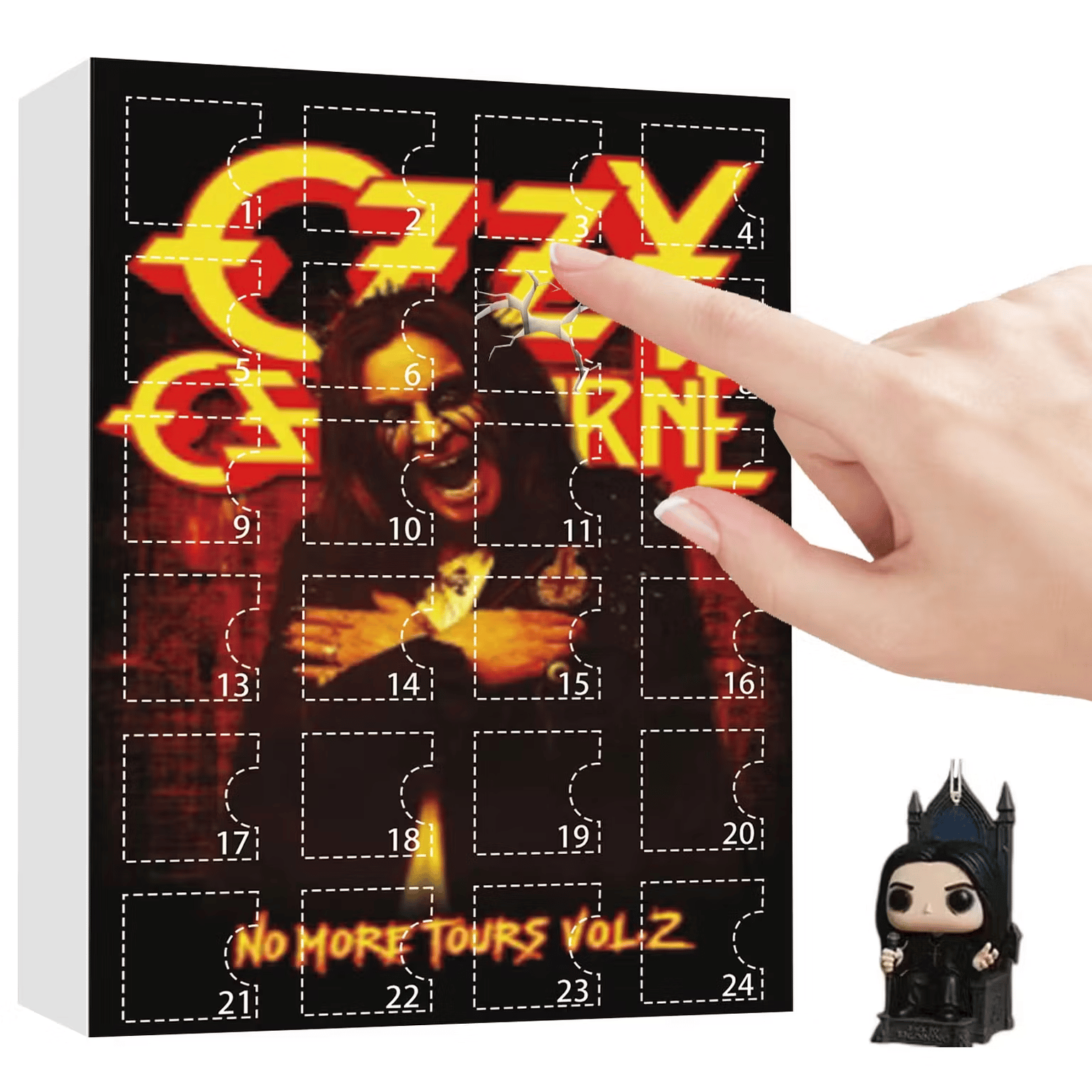 2026 Dark Rock Themed Advent Calendar – 24-Day Exclusive Mini Figure Collectible Christmas Countdown💋