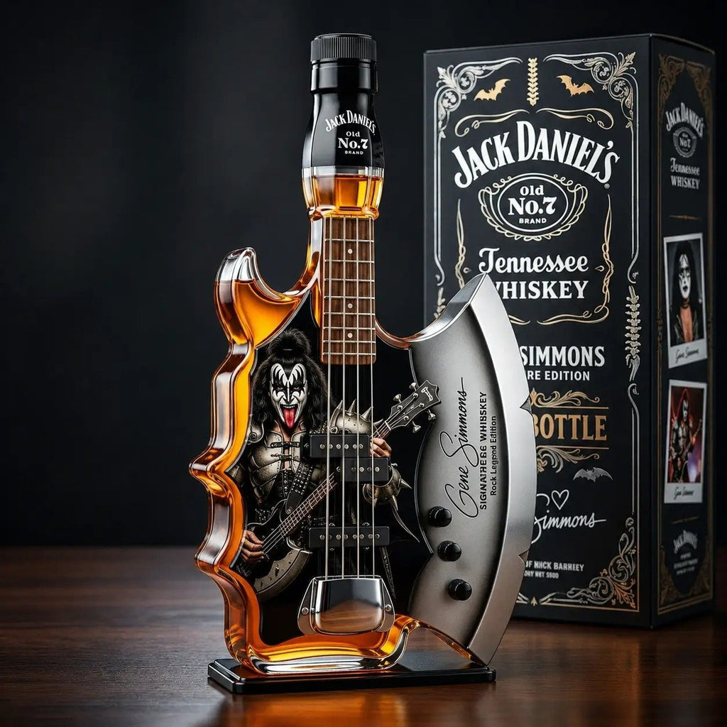 Gene Simmons Signature Bass Collector's Edition Whisky Bottle💋