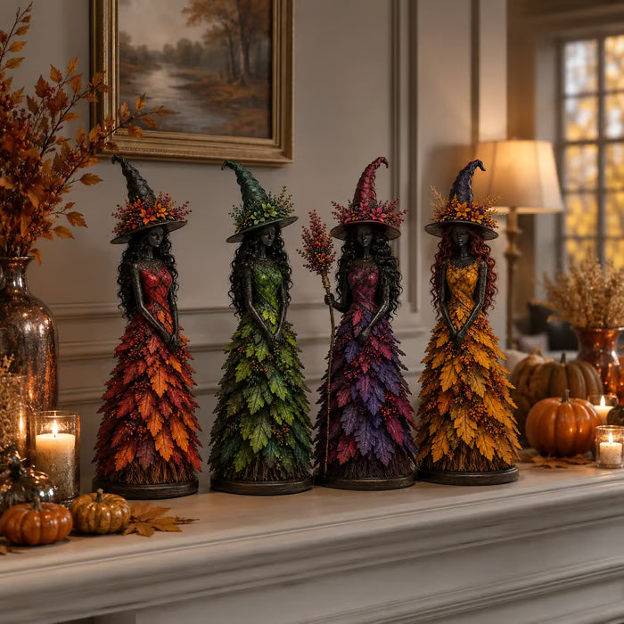🧙‍♀️Enchanted Autumn Witch Figurine💋
