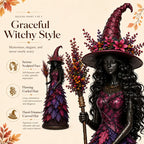 🧙‍♀️Enchanted Autumn Witch Figurine💋