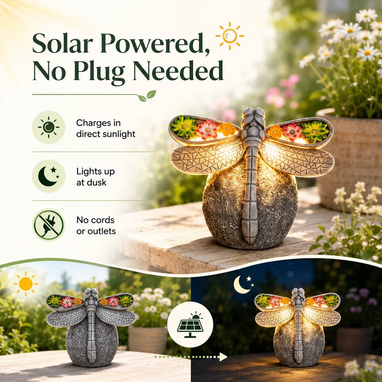 ✨Solar Dragonfly Garden Light Decor💋