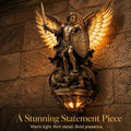 🔥LAST DAY 60% OFF⏰-St. Michael Guardian Angel Wall Light🕊️💋