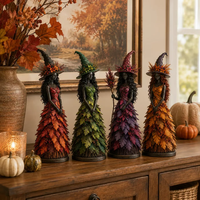 🧙‍♀️Enchanted Autumn Witch Figurine💋