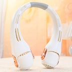 🥳2026 HOT SALE🥳💞50K+ SOLD!🍃 Neck Air Conditioner Fan – Ultra‑quiet, 360° rotating, 3 speeds. Hands‑free cooling, long battery. Summer essential! 🌬️💋